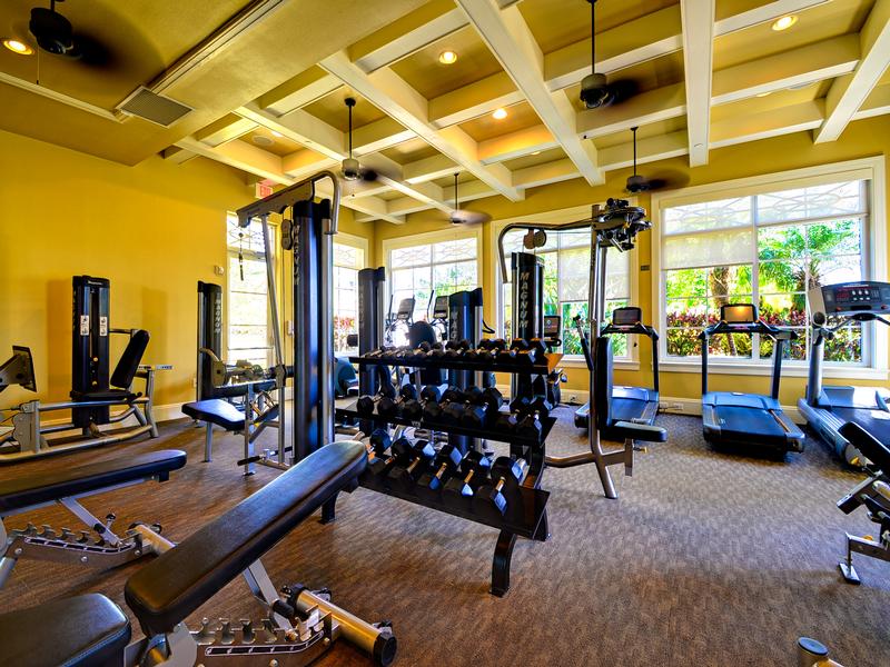 Fitness center at Mandalay Beach Club